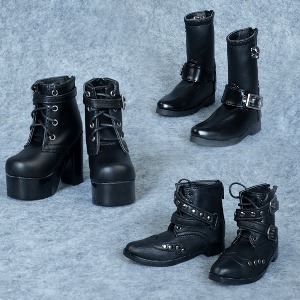 선주문  1/3 1/4 bjd doll black shoes