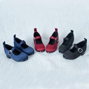 선주문  1/3 bjd doll blue red black small high-heeled cloth shoes