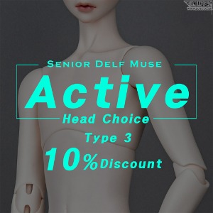 Senior Delf Muse Type3 Active ver Doll 10% OFF  Head Choice